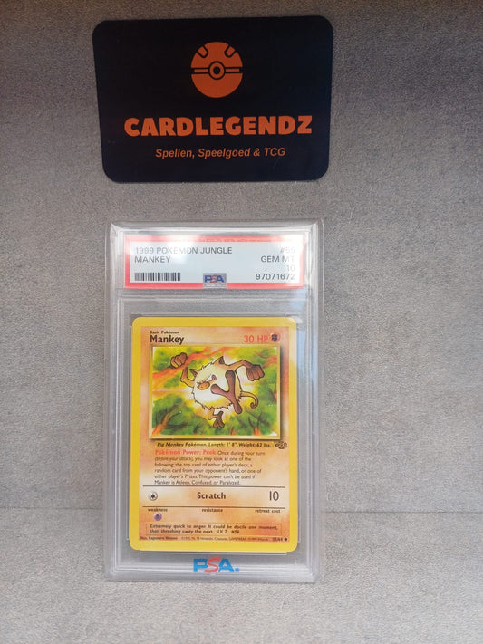 Mankey (Jungle) PSA-10 55/64